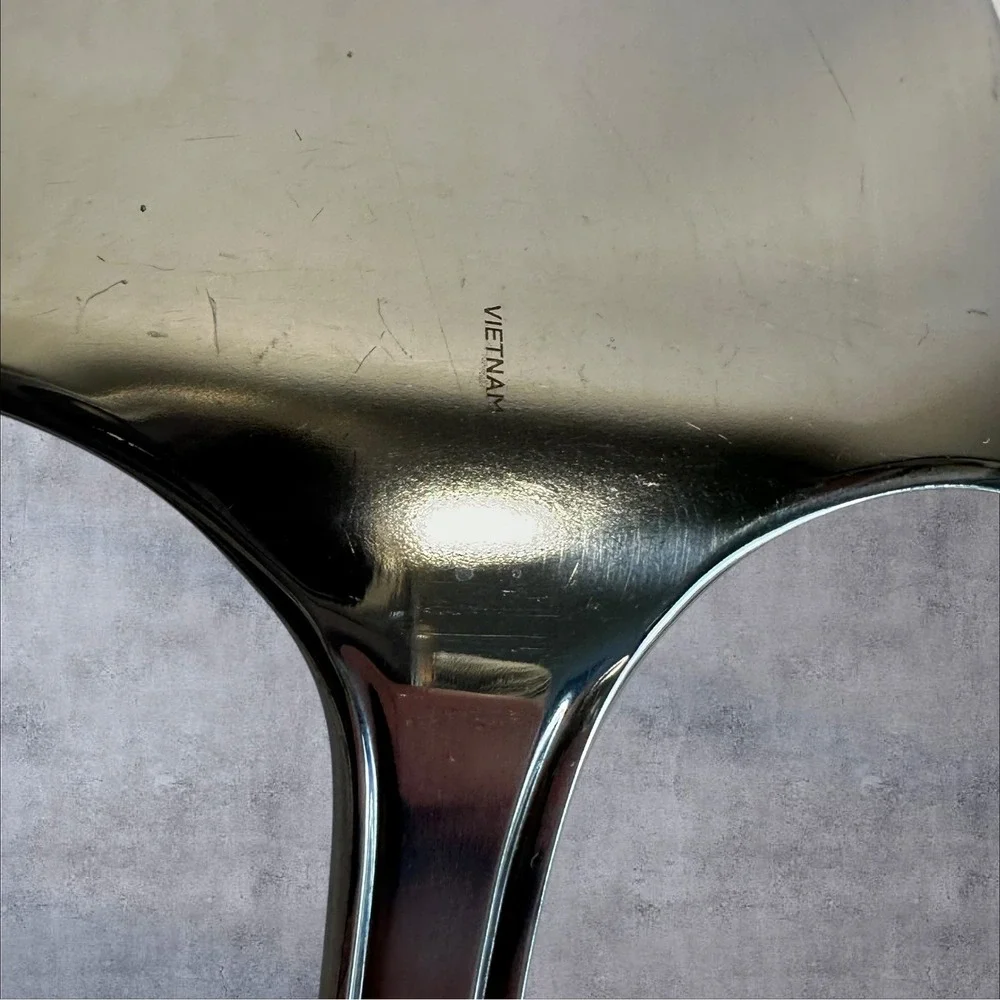 Lenox Serving Set 6pc Silver‎ 18/10 Stainless Steel 'For The Holidays' Ribbon